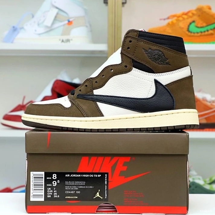 TRAVIS RETRO OG JORDAN 1 'MOCHA' AIR X SCOTT HIGH 0729